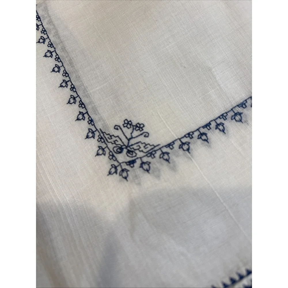 vintage linen embroidery lot